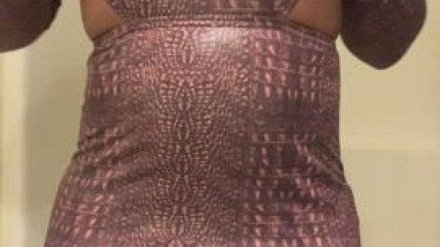I am a SEXY black girl with a big ass, and my ass looks good in a thong. Watch m