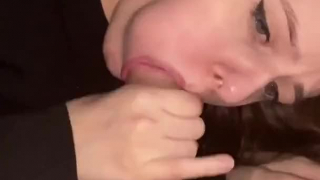 Teen does eye contact ball draining