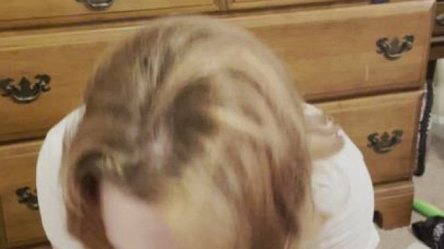I’m prettiest with cock in my mouth