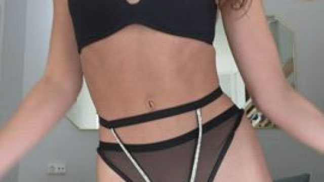 Do you like my black lingerie