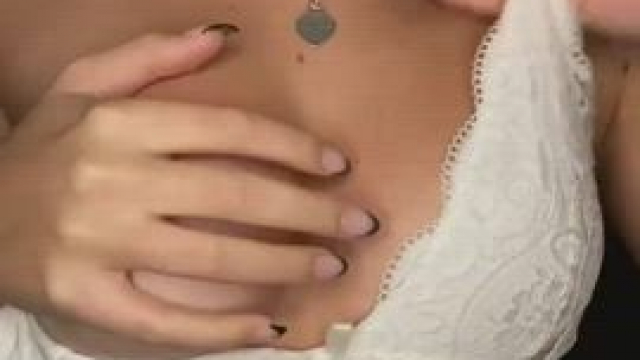 I hope my boobies can make you hard today