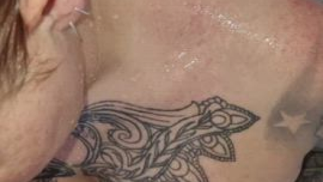 Hes so big He fucks my tits while I'm standing