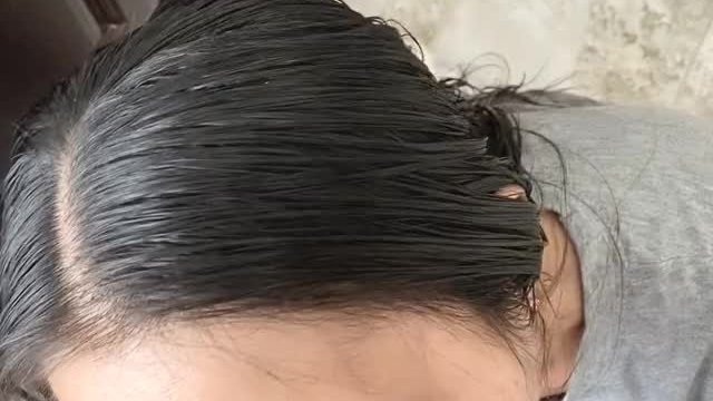 Doing what an Asian girl does best...
