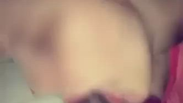 Giving my BBC a blowjob in the parking lot last night