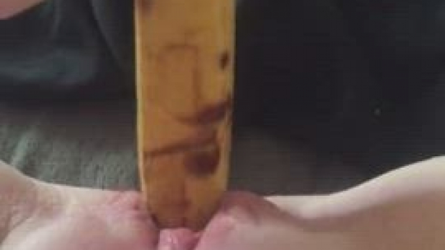 Banana fun and squirting