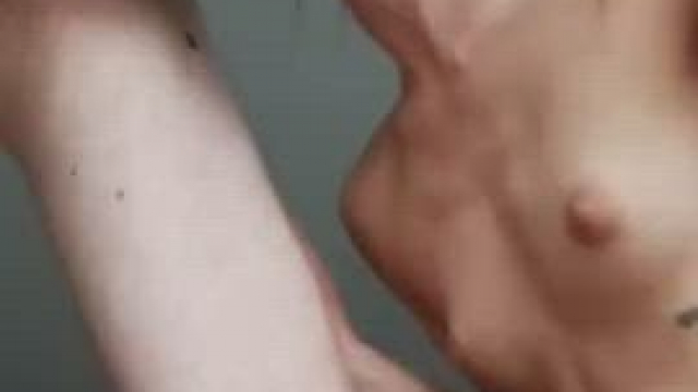 Babe getting throat fucked