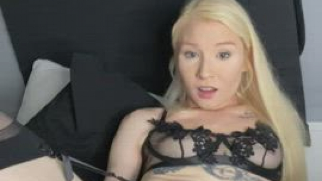 Sit like a lady? I'd rather get fucked like a little slut