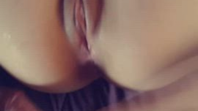 Nice in her ass with it