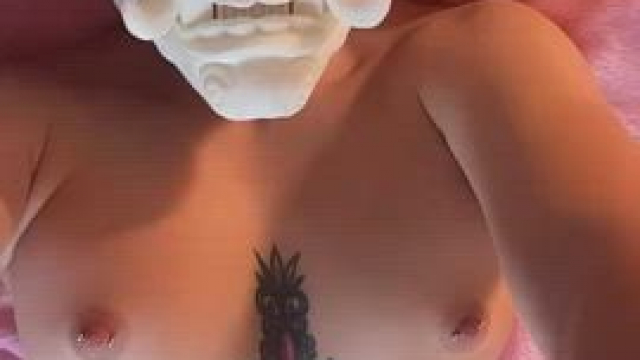 Brush my tits with your tongue