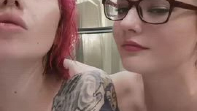 The two girls were quite lonely in the jacuzzi