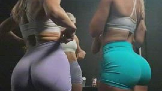 Dancing at the gym