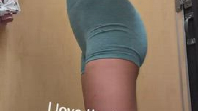 I love the idea of someone spying on me in the changing room… [f] milf