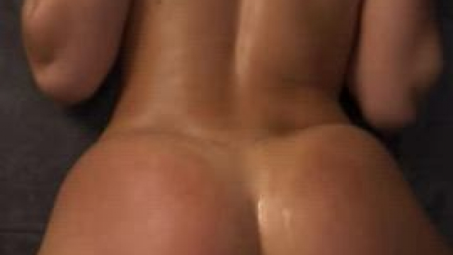 Spreads ass apart to show you
