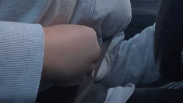 Flashing in the car