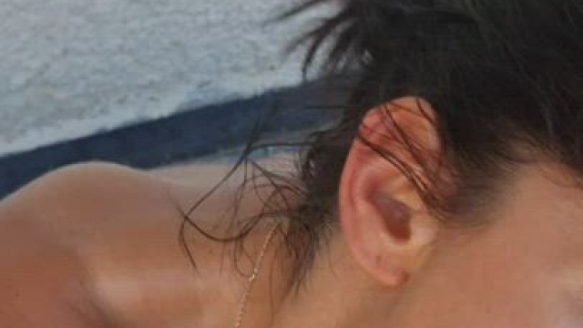 Cum on a huge tits