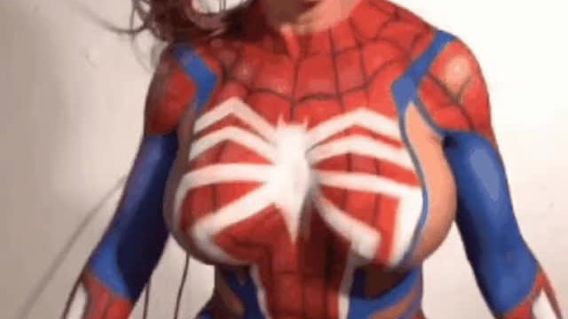Sexy spider girl