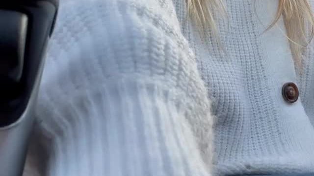 I like letting my tiny tits free outside a lot 
