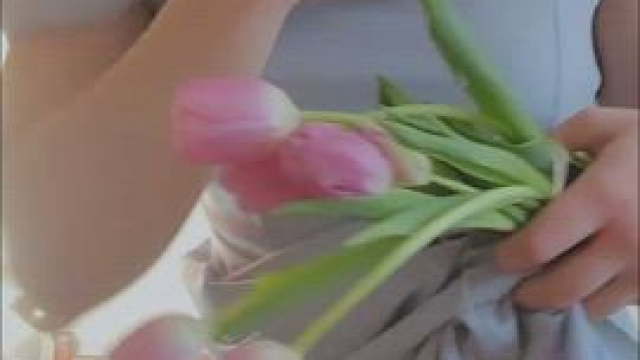 Natural flower girl