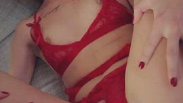 Young tight girlfriend in sexy lingerie.