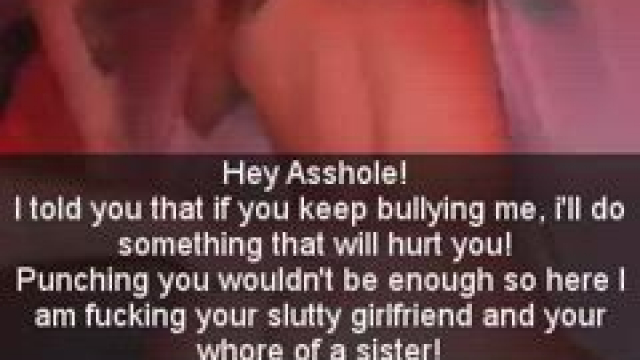 Don't fuck with me or i'll fuck with you(r)! girlfriend!