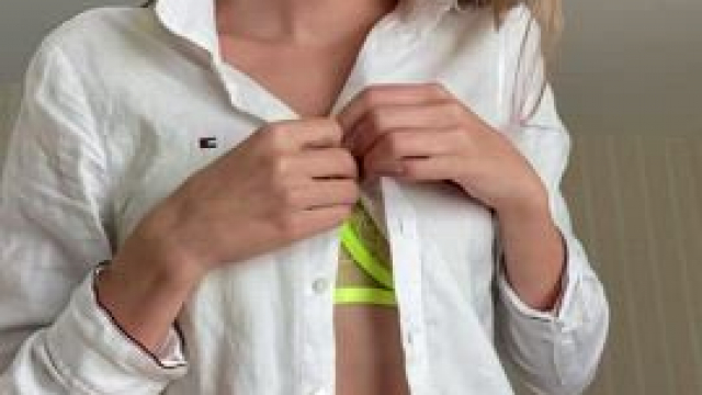 My pierced boobs is a great place for you to finish...right?