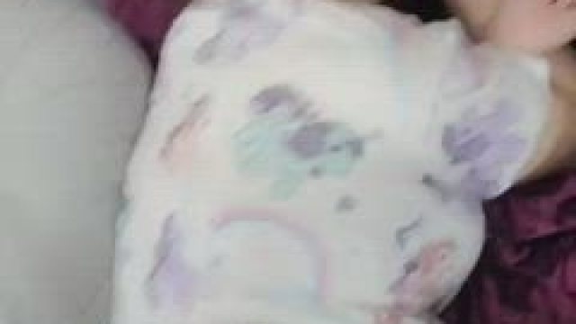 Getting my little pink Teenage pussy Filed with cum like a good girl Abriebaby 1